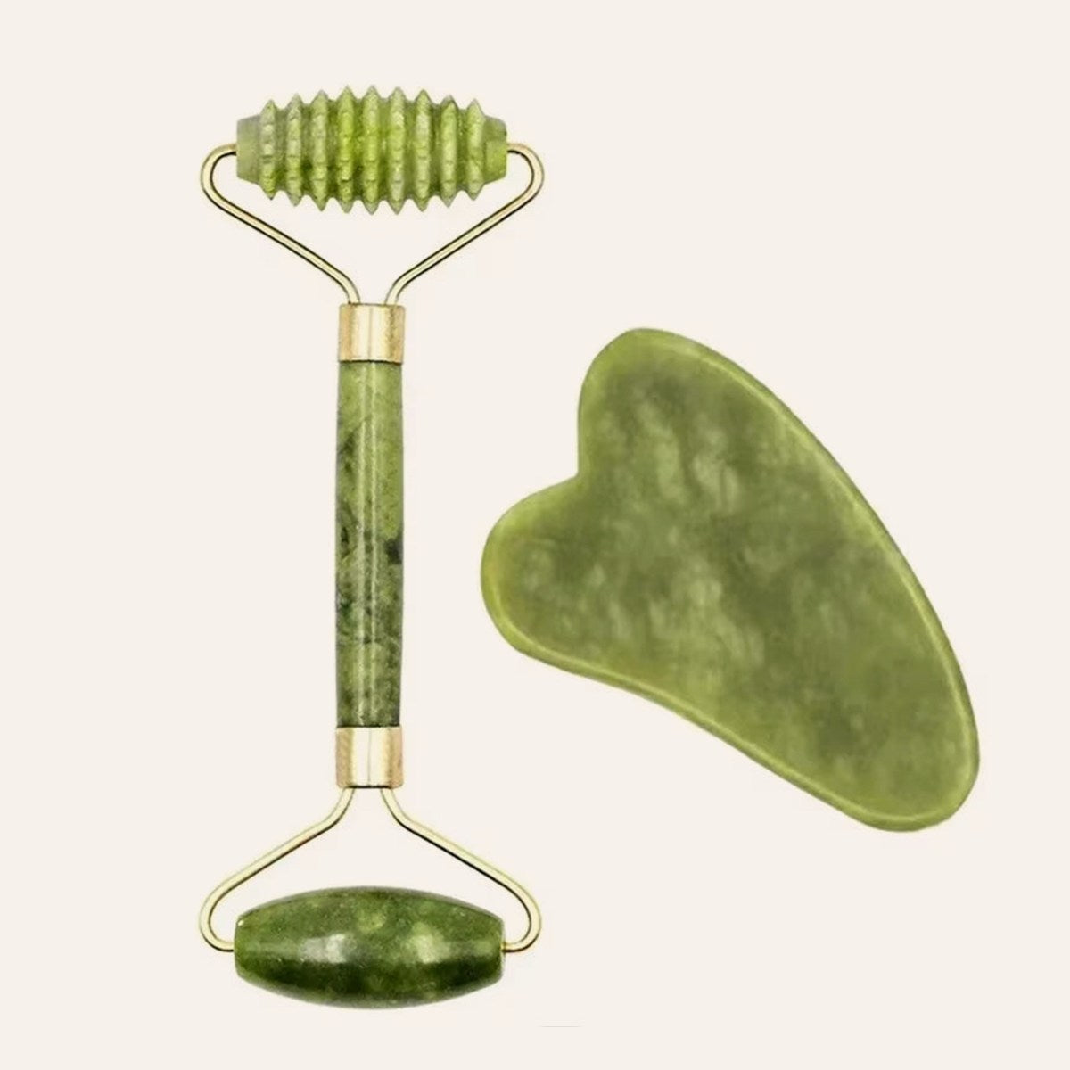 Rouleau De Jade Naturel Pour Le Visage Gua Sha, Pierre Naturelle, Masseur De Corps Et De Cou, Points D'Acupuncture, Soins Oculaires, Spa, Outils De Massage, Lifting Du Visage