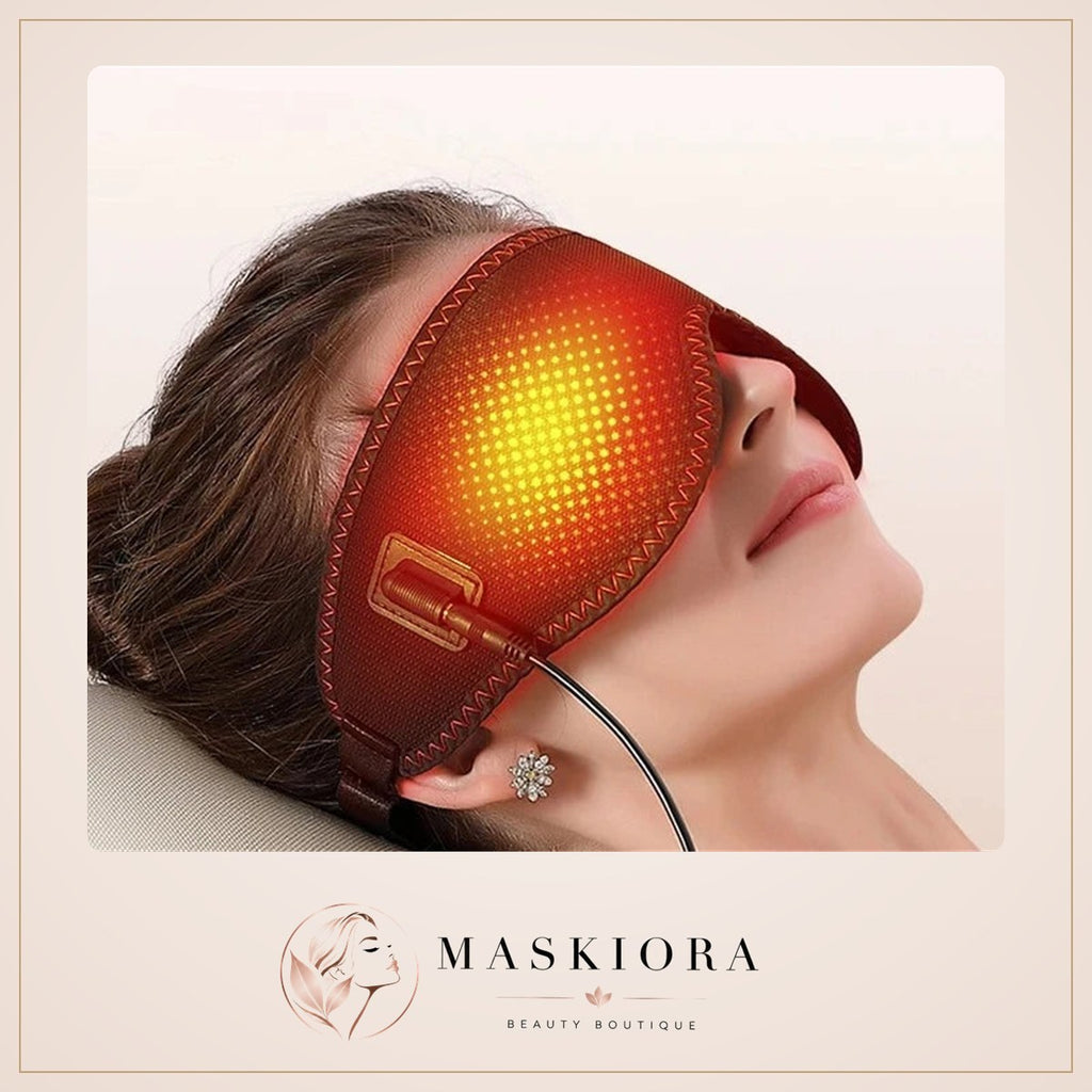 Heated Eye Mask Eye Mask for Dry Eyes with 3 Heat Levels Hot Compress Warm Compress Heating Pad for Sleep Dark Circles