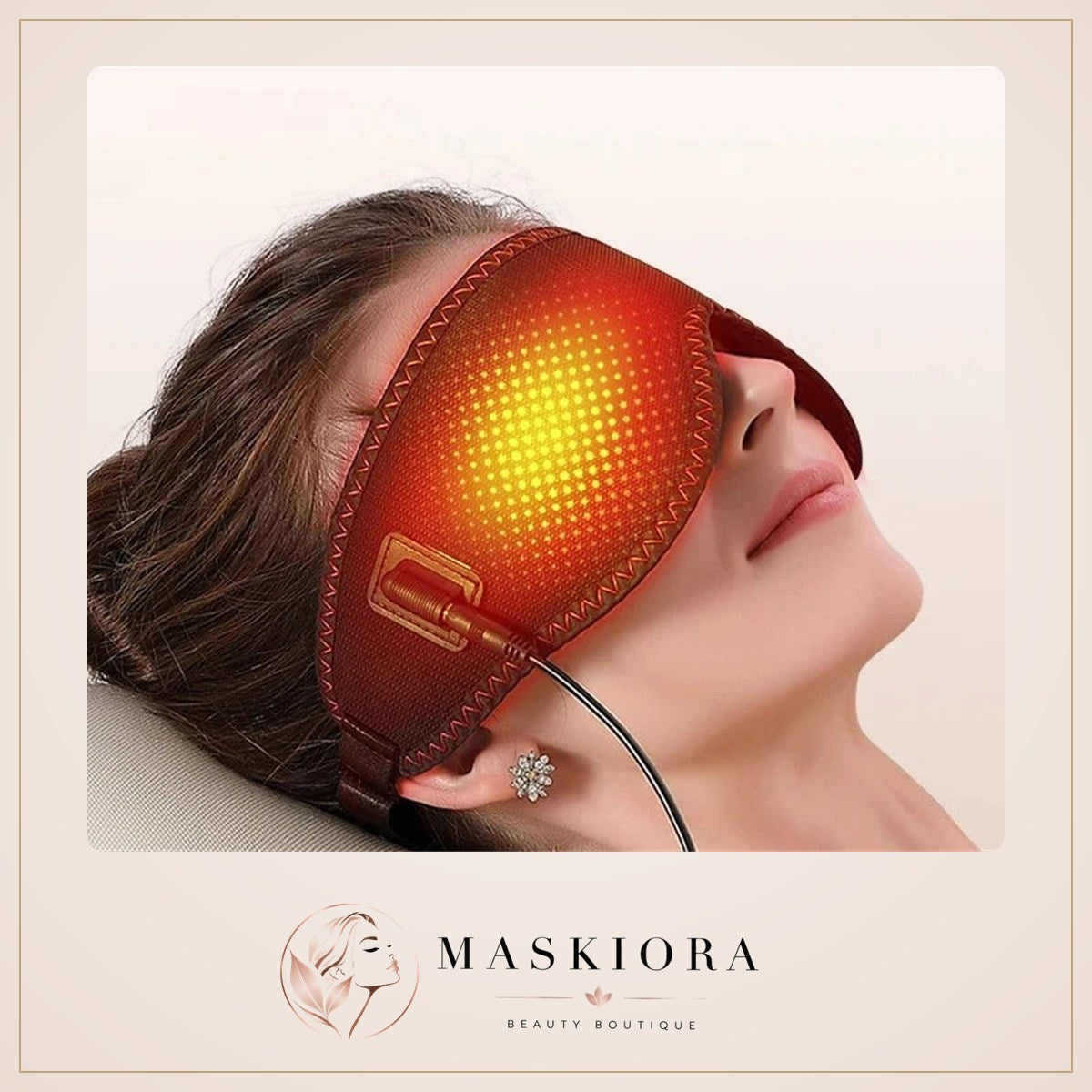 Heated Eye Mask Eye Mask for Dry Eyes with 3 Heat Levels Hot Compress Warm Compress Heating Pad for Sleep Dark Circles