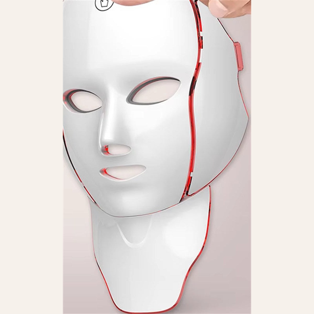 Masque De Beauté Pour Le Visage Et Le Cou, 7 Couleurs, Lumière LED, Photon, Lumière Rouge, Soins Pour La Peau, Réparation De La Peau, Anti-Vieillissement, Rides, Raffermissement De La Peau