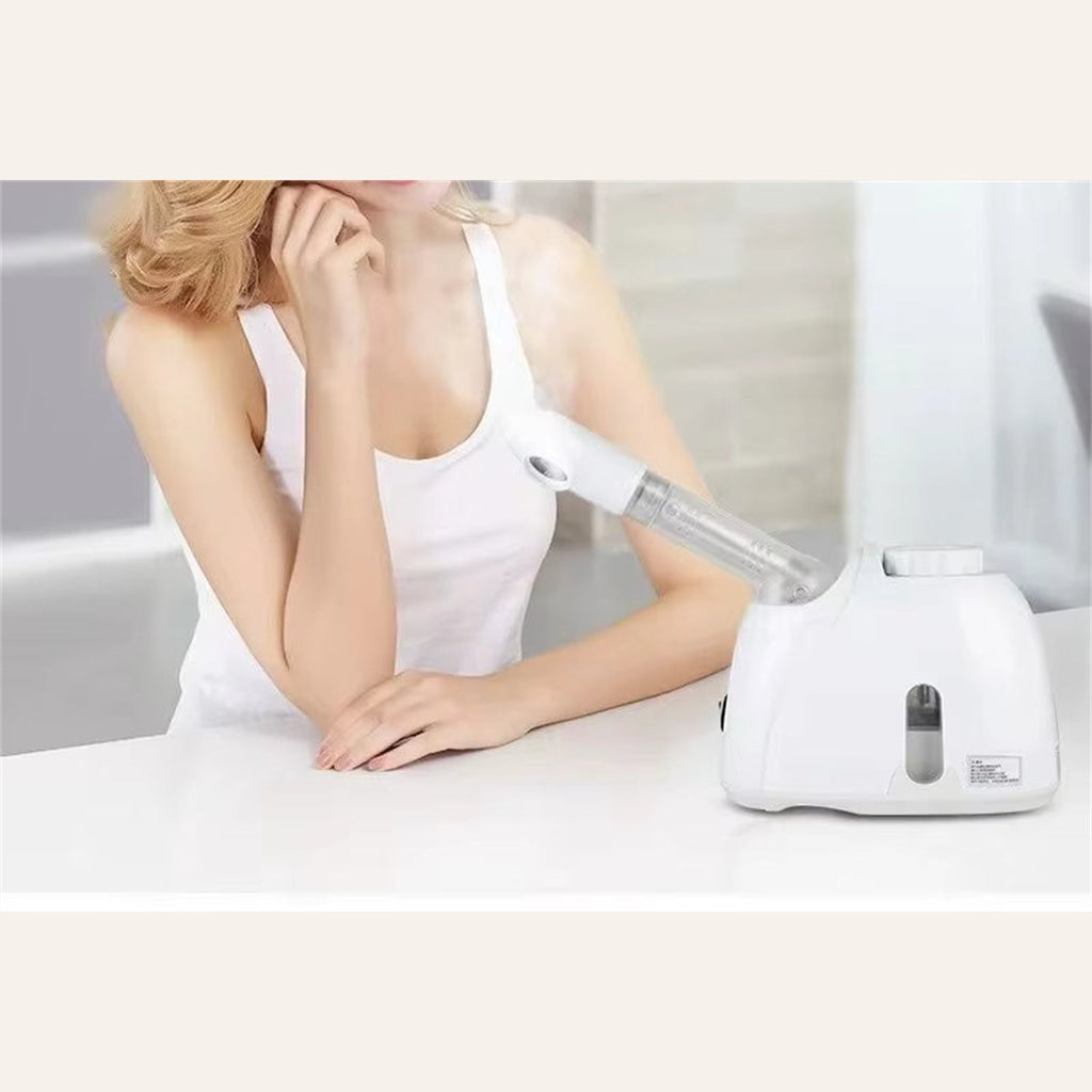 360 ° Vaporisateur Facial Rotatif À Vapeur Chaude, Instrument De Beauté Multifonctionnel Pour Spa À Domicile, Hydratation Profonde, Soin De La Peau, Vaporisateur Facial