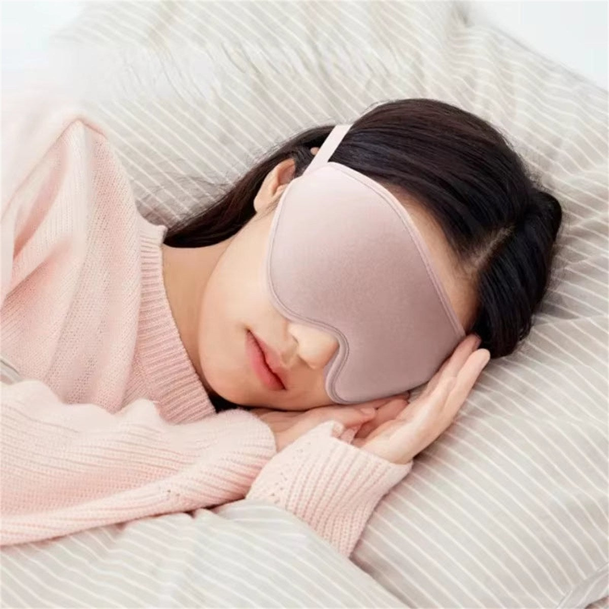 Masque De Sommeil 3D En Mousse À Mémoire De Forme, Masque De Sommeil Léger, Bandeau Pour Les Yeux, Masque De Sommeil, Aide Au Sommeil, Masque Facial