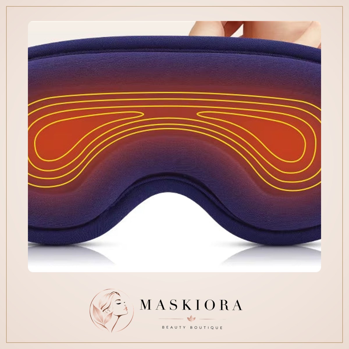 NOUVEAU Masque Oculaire Électrique À Vapeur, Massage Par Vibration 3D, 5 Niveaux De Compresse Chaude, Minuterie Intelligente, Masque De Sommeil, Soulagement De La Fatigue Oculaire, Soin Des Yeux