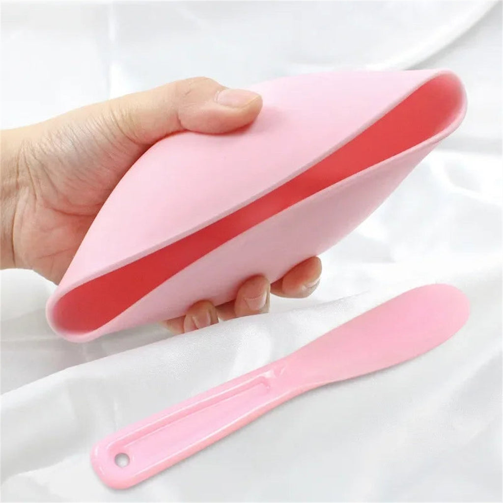 Ensemble De Bols En Silicone Pour Masque Facial, Kit D'Outils De Soin De La Peau, Pinceau Applicateur De Masque, Spatule, Cuillère Doseuse, Fournitures De Beauté