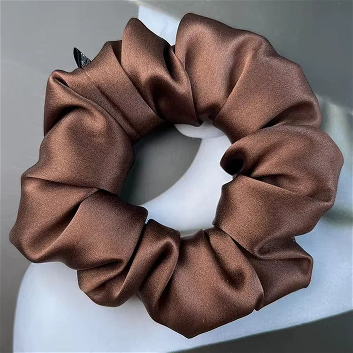 Chouchous En Soie De Mûrier 100%, Bande De Caoutchouc Élastique, Attaches Pour Cheveux, Grandes Cordes De Gomme, Porte-Queue De Cheval Pour Femmes Et Filles, 19 Mamans