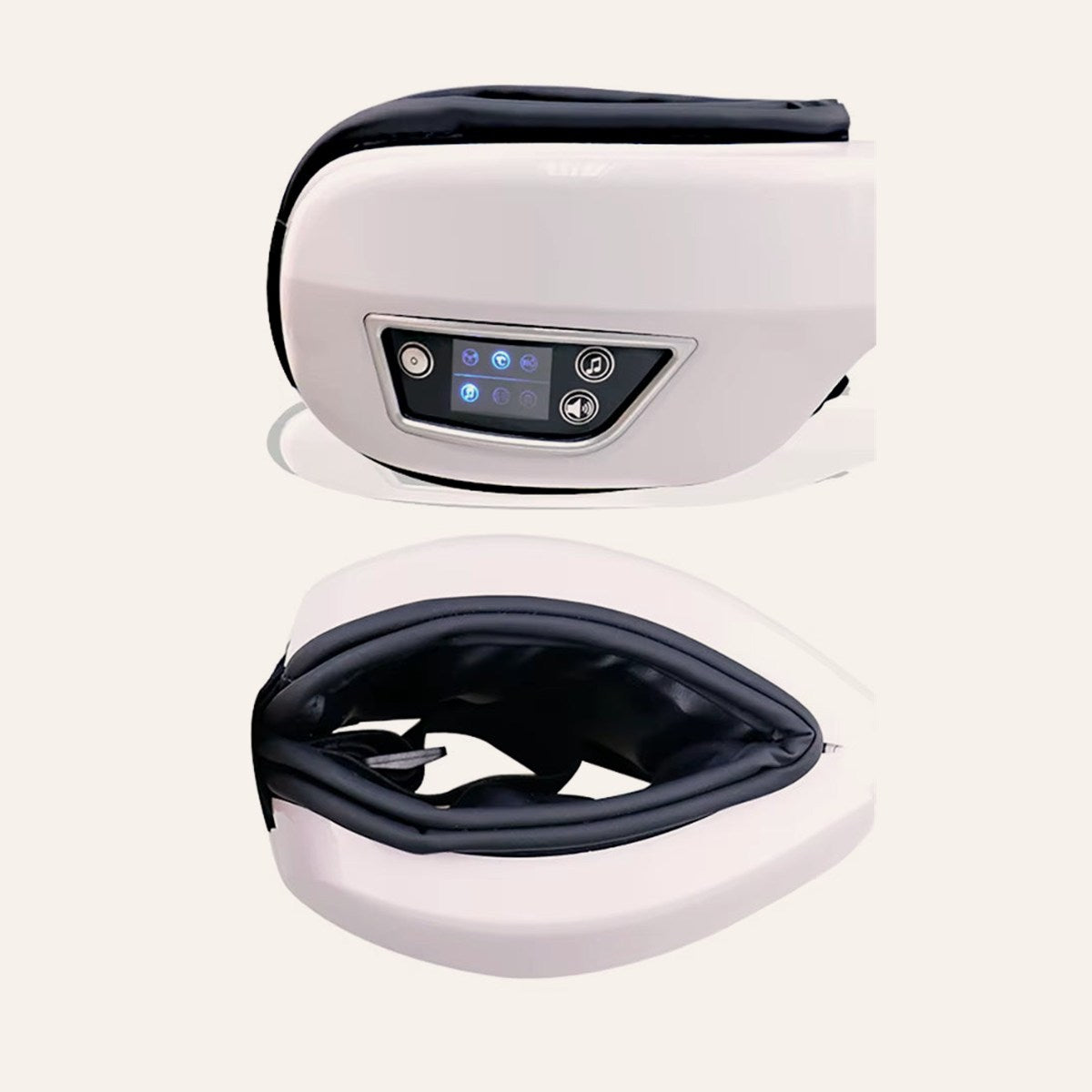 Masseur Oculaire À Vibrations Portable Intelligent, Compresse D'Airbag, Outil De Soins Oculaires, Bluetooth, Musique, Massage Des Yeux, Relaxation, Fatigue, Masque De Sommeil