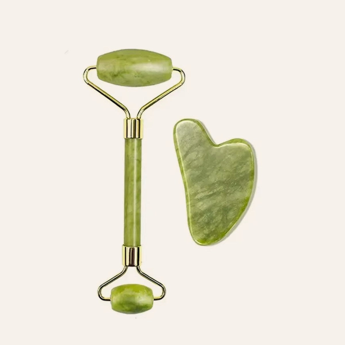 Rouleau De Jade Naturel Pour Le Visage Gua Sha, Pierre Naturelle, Masseur De Corps Et De Cou, Points D'Acupuncture, Soins Oculaires, Spa, Outils De Massage, Lifting Du Visage