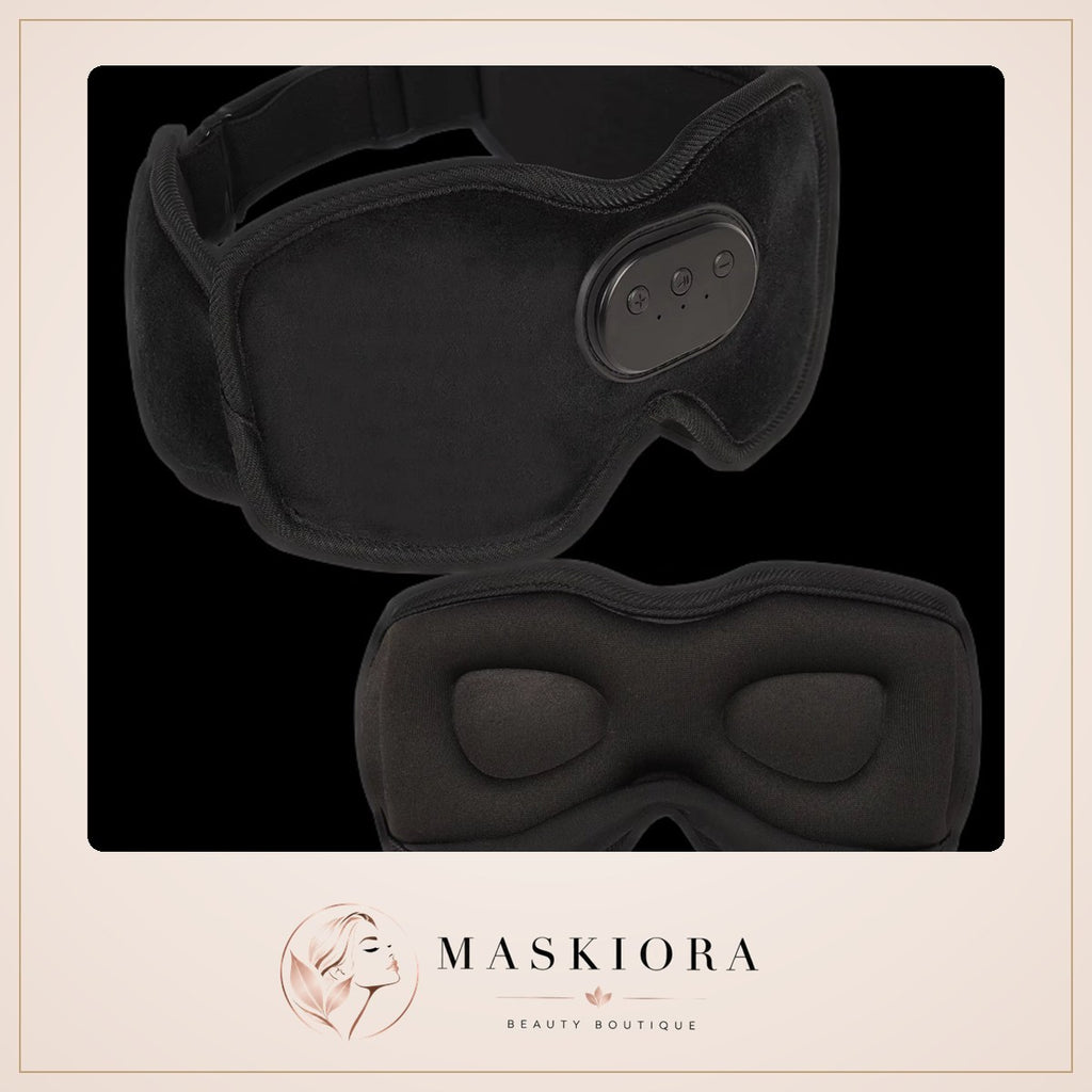 Casque De Masque Pour Les Yeux De Sommeil Bluetooth Haut De Gamme - Mélange De Casque De Sommeil 3D Innovation Pour Le Sommeil Sonore Masque Pour Les Yeux Bluetooth