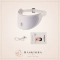 Machine De Beauté Du Visage Et Du Cou, Masque Facial LED, Masque De Cou À Photon Avec 7 Couleurs, Masseur De Soins De La Peau