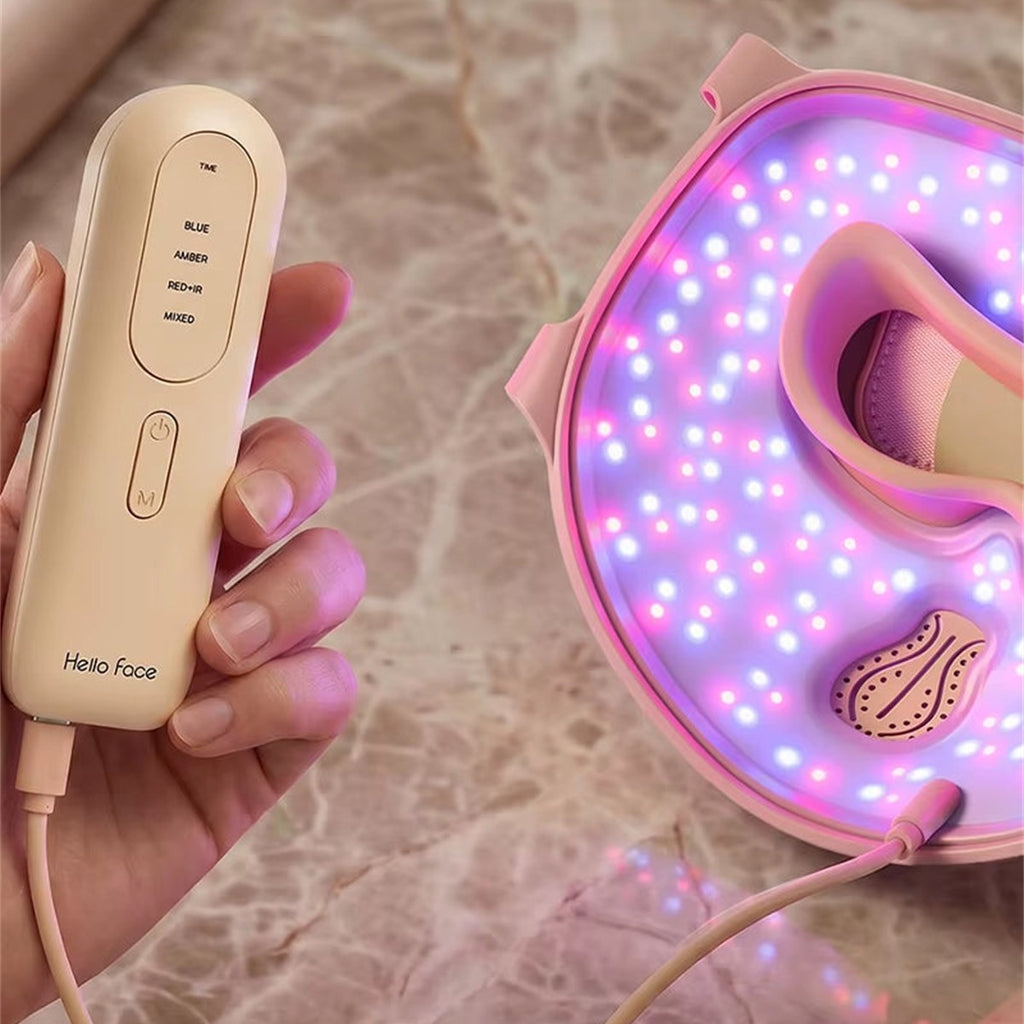 Masque LED  M300 510K/CE, 311 LED, 4 Modes, Soin Du Visage, Silicone Ergonomique, Confort Visuel