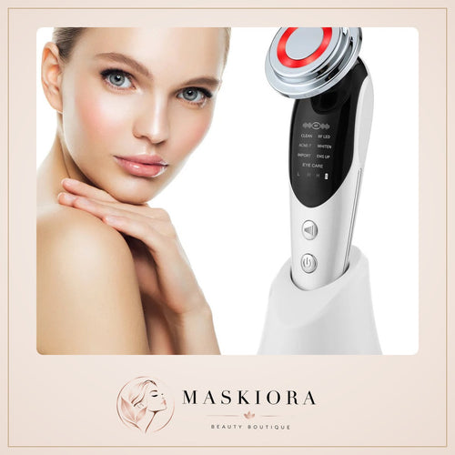Appareil De Lifting Du Visage 7 En 1, EMS, Microcourant, Rajeunissement De La Peau, LED, Raffermissement Du Cou, Masseur, Appareil De Soins De Beauté Du Visage