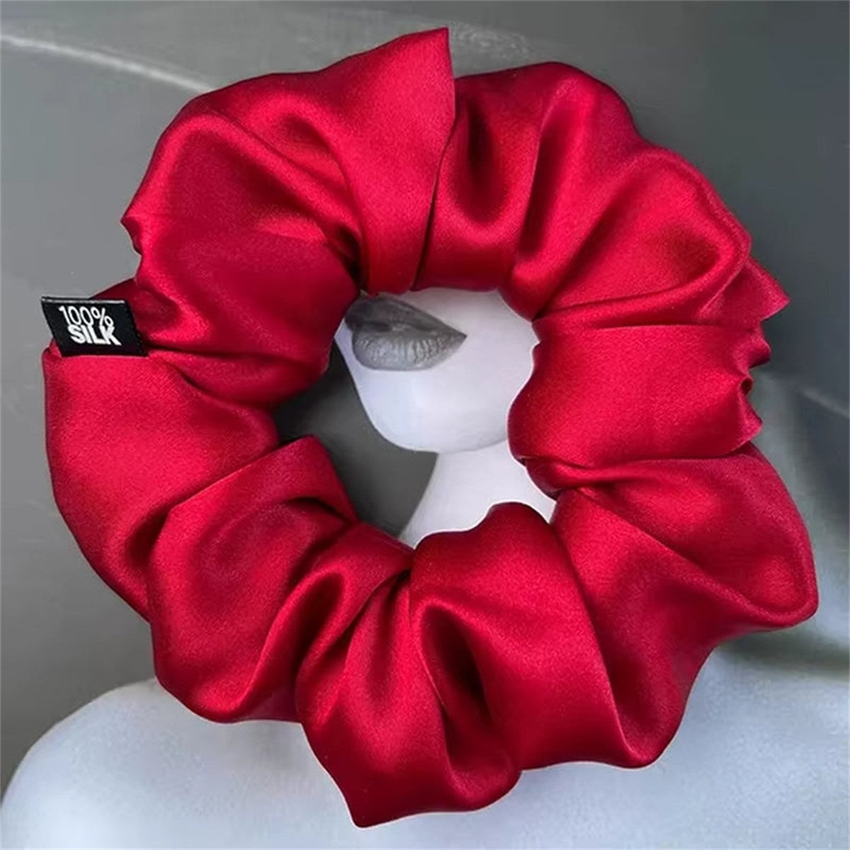 Chouchous En Soie De Mûrier 100%, Bande De Caoutchouc Élastique, Attaches Pour Cheveux, Grandes Cordes De Gomme, Porte-Queue De Cheval Pour Femmes Et Filles, 19 Mamans